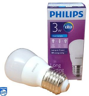Bóng đèn Led Bulb ESS P45 (ARP) E27 6500K/3000K 230V 3W Philips